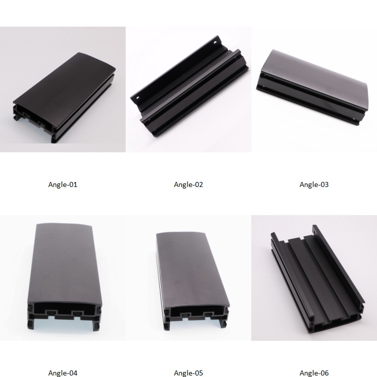 Extruded Oval Steel Black Anodized Aluminum Tubing