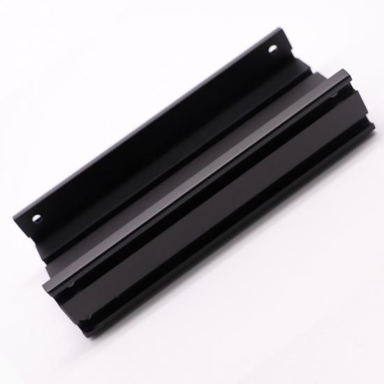 Fabricante de tubos de aluminio anodizado negro de acero ovalado extruido
