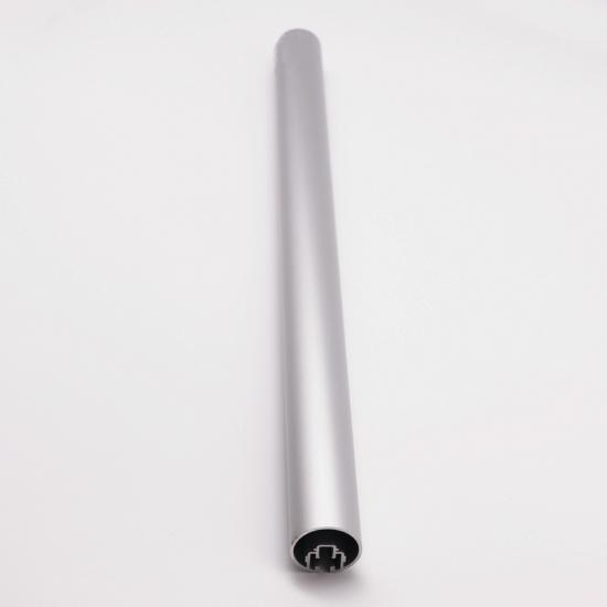 Precios de tubos cuadrados anodizados negros y tubos ovalados de aluminio.