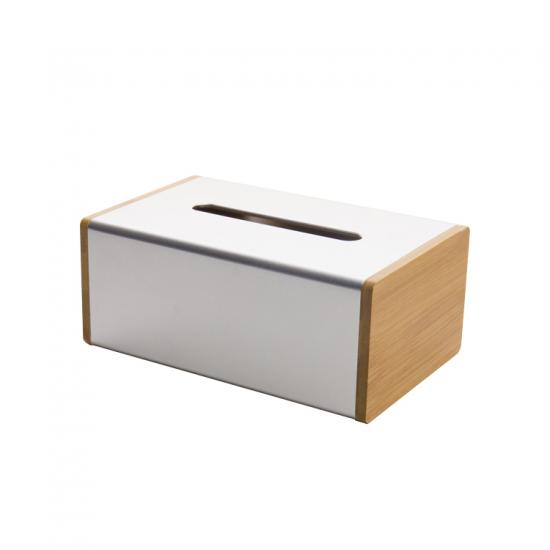 Fábrica de cajas de pañuelos cuadradas de aleación de aluminio personalizadas