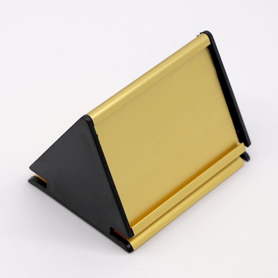 Fábrica de letreros de oficina de marca de departamento multifuncional de aleación de aluminio triangular personalizados